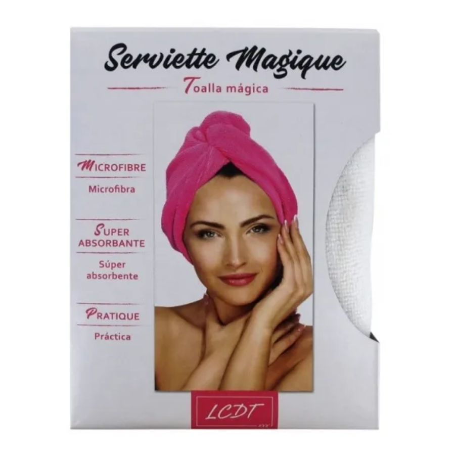LCDT Serviette Magique Microfibre Cheveux - Pharmacie Agnès Praden à Alès