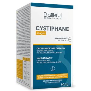 Bailleul Cystiphane Anagen Croissance Des Cheveux Situation Chronique 90 Comprimés - Pharmacie Agnès Praden à Alès