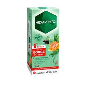 Hexaphyto Spray Mal de Gorge Intense 30 ml - Pharmacie Agnès Praden à Alès