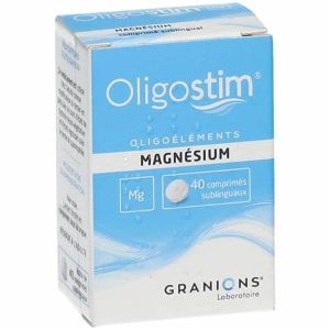 Laboratoire des Granions Oligostim Magnésium 40 Comprimés - Pharmacie Agnès Praden à Alès