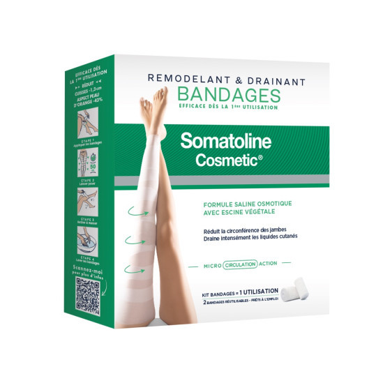 Somatoline Bandages Remodelant & Drainant - Pharmacie Agnès Praden à Alès