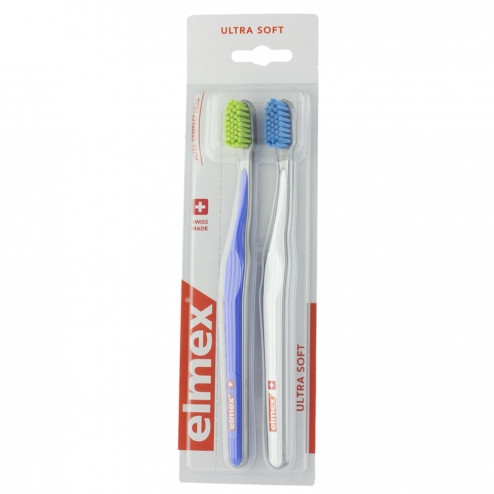 Elmex Ultra Soft 2 Brosses à Dents Ultra Souple - Pharmacie Agnès Praden à Alès