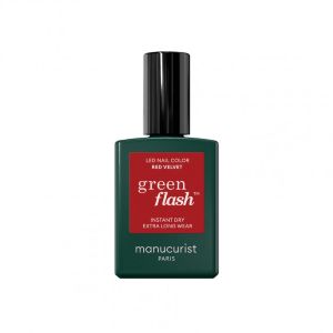 Manucurist - Vernis à Ongles Semi-permanent Green Flash - Red Velvet 15ml - Pharmacie Agnès Praden à Alès