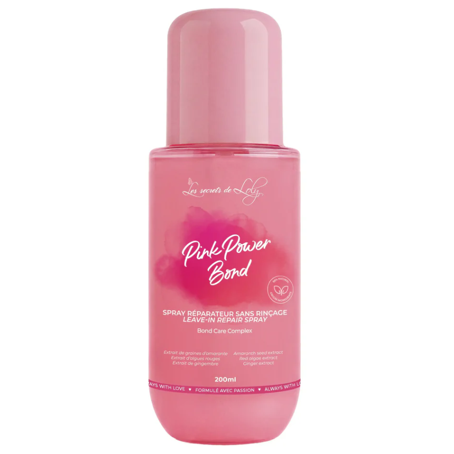 Les Secrets de Loly Pink Power Bond Spray Réparateur Sans Rinçage 200 ml