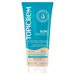 Topicrem Sun Protect Gelée Fraîche Après-Soleil Visage et Corps  200ml - Pharmacie Agnès Praden à Alès