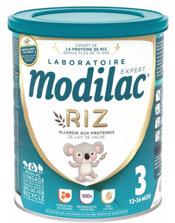 Modilac Expert Riz 3 Lait dès 12 mois 800 g - Pharmacie Agnès Praden à Alès