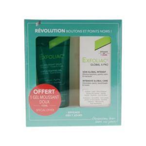 Noreva Exfoliac Global X-Pro Soin Global Intensif 30 ml + Gel Moussant Doux 100 ml Offert - Pharmacie Agnès Praden à Alès