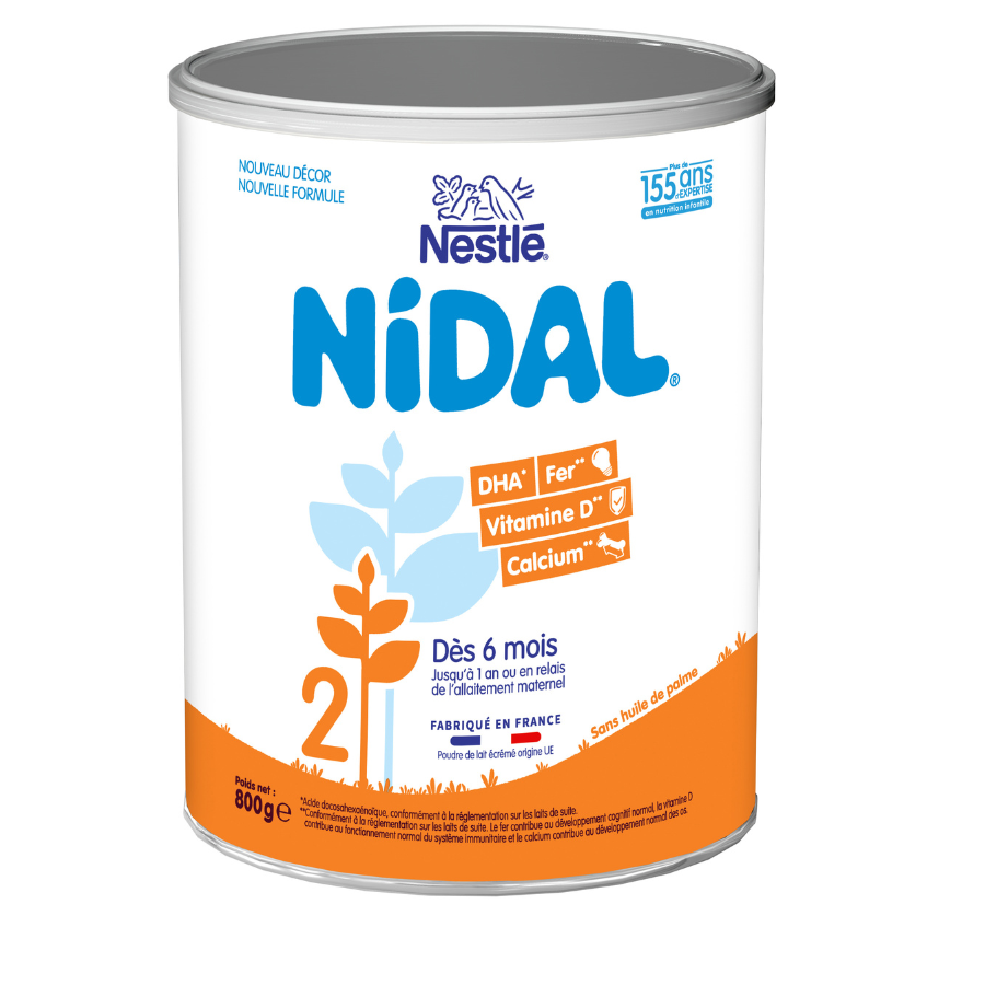 Nidal 2 De 6 Mois à 1 An 800 g