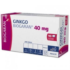 Biogaran Ginkgo 40mg 90 Comprimés - Pharmacie Agnès Praden à Alès