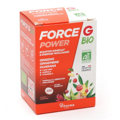 Force G Power Bio comprimés - Pharmacie Agnès Praden à Alès