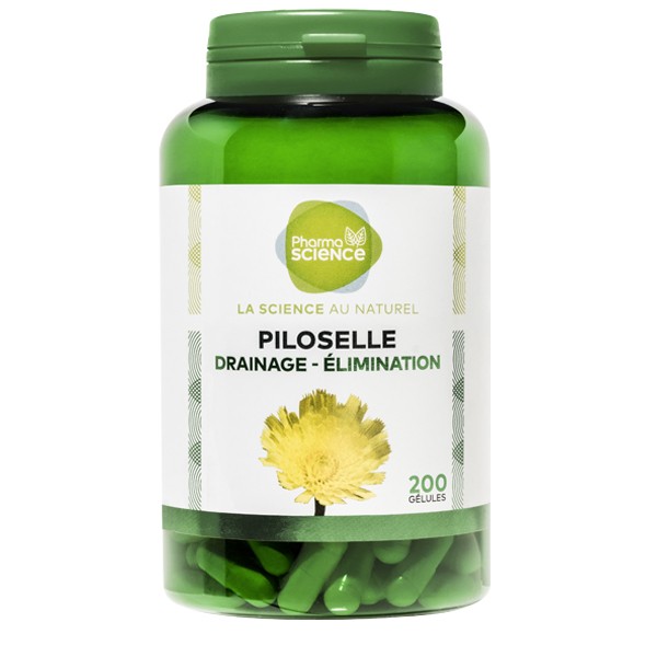 Pharmascience piloselle drainage - élimination 200 gélules - Pharmacie Agnès Praden à Alès