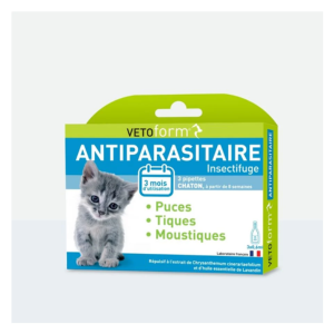 Vétoform Chaton Pipette x 3  - Pharmacie Agnès Praden à Alès