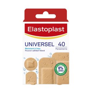 Elastoplast Pansement Universal 40 Pansements 4 Tailles - Pharmacie Agnès Praden à Alès