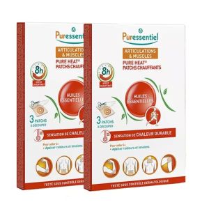 Puressentiel Articulations & Muscles Pure Heat Patch Chauffant 2 x 3 Patchs - Pharmacie Agnès Praden à Alès