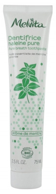 Melvita Dentifrice Haleine Pure Bio 75 ml - Pharmacie Agnès Praden à Alès