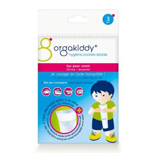 Orgakiddy Sacs Pour Vomir x3 - Pharmacie Agnès Praden à Alès