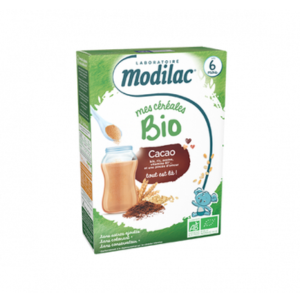 Modilac Céréales Bio Cacao dès 6 Mois 250 g - Pharmacie Agnès Praden à Alès