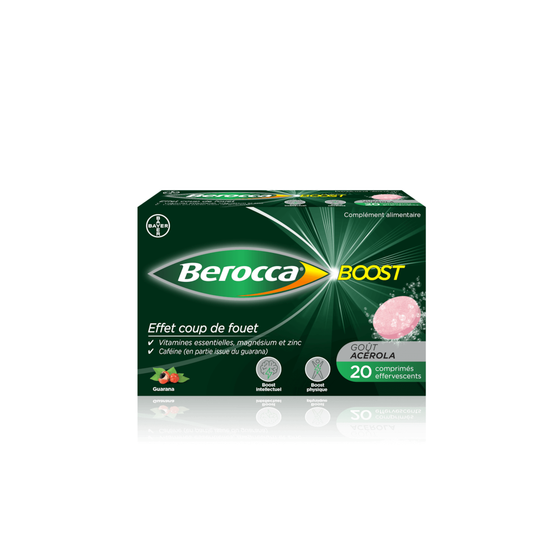 Berocca Boost 20 Comprimés Effervescents - Pharmacie Agnès Praden à Alès