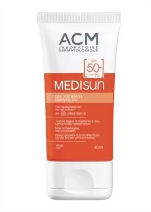 Acm Medisun Gel Matifiant SPF50+ 40 ml - Pharmacie Agnès Praden à Alès