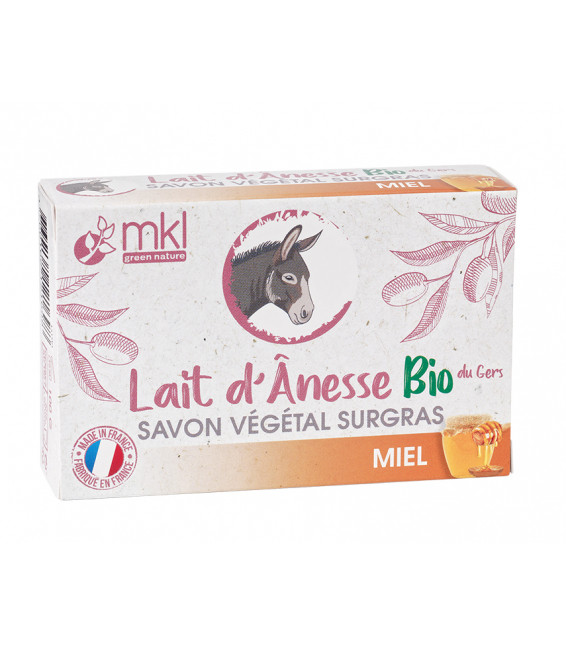 MKL Savon au Lait d'ânesse Bio Miel 100g - Pharmacie Agnès Praden à Alès