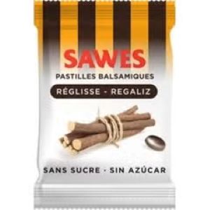 Sawes Pastilles Balsamiques Réglisse 50g - Pharmacie Agnès Praden à Alès