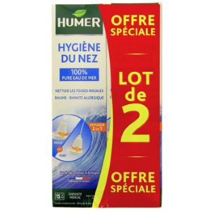 Urgo Humer Hygiène du Nez Spray Nasal 2x150ml - Pharmacie Agnès Praden à Alès