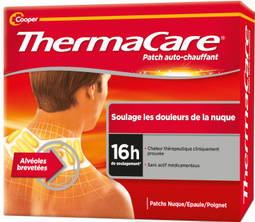 Cooper Thermacare Patch auto-chauffant Nuque /Epaule/Poignet x2 - Pharmacie Agnès Praden à Alès