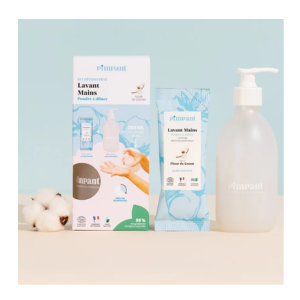 Pimpant Kit Découverte Lavant Mains Fleur de Coton : 1 Flacon pompe + 1 Stick 25g - Pharmacie Agnès Praden à Alès