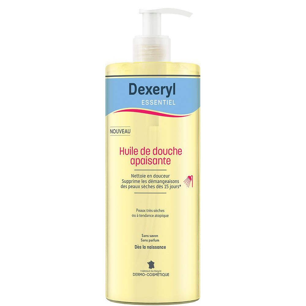 Dexeryl Huile de douche apaisante 500ml - Pharmacie Agnès Praden à Alès
