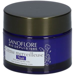Sanoflore Crème Merveilleuse Nuit Bio 50 ml - Pharmacie Agnès Praden à Alès