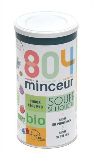 Les 3 Chênes 804 Minceur Soupe Silhouette Bio 180 g - Saveur : Choux Légumes - Pharmacie Agnès Praden à Alès