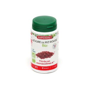 Super Diet Levure de Riz Rouge Bio 60 Gélules - Pharmacie Agnès Praden à Alès