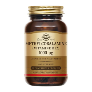 Solgar Methylcobalamine (Vitamine B12) 30 comprimés à croquer  - Pharmacie Agnès Praden à Alès