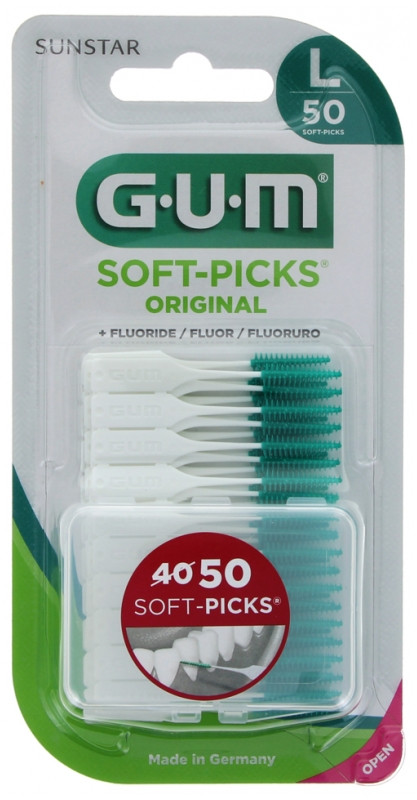 GUM Soft-Picks Original Large 50 Unités - Pharmacie Agnès Praden à Alès