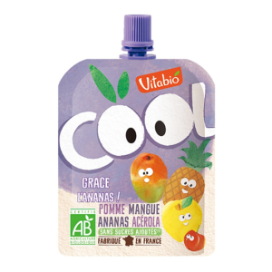 Vitabio Cool Fruits Pomme Mangue Ananas 90 g - Pharmacie Agnès Praden à Alès