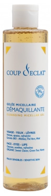 Coup d'Éclat Gelée Micellaire Démaquillante 250 ml - Pharmacie Agnès Praden à Alès