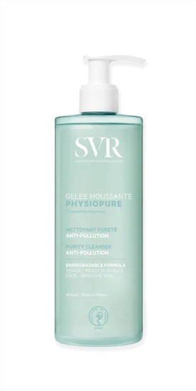 SVR Physiopure Gelée Moussante 400ml - Pharmacie Agnès Praden à Alès