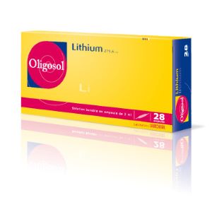 Laboratoire des Granions Oligosol Lithium 28 Ampoules 2 ml - Pharmacie Agnès Praden à Alès