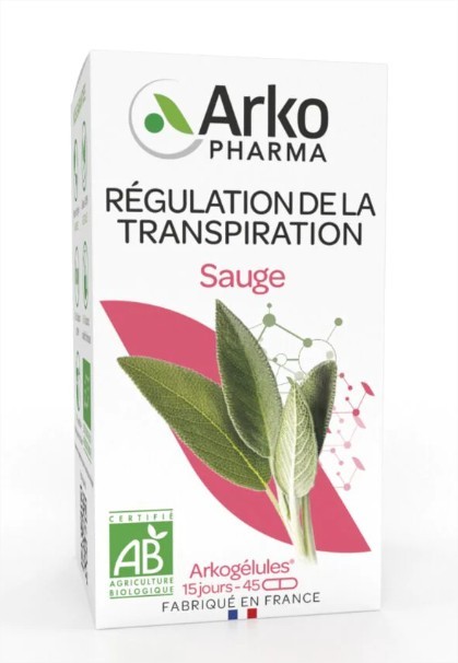 Arkopharma Arkogélules® BIO Sauge 45 Gélules - Pharmacie Agnès Praden à Alès