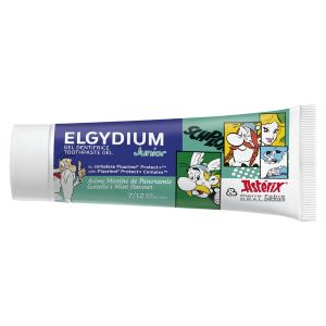 Elgydium Dentifrice Junior Astérix Arôme Menthe douce 7/12 ans 50ml - Pharmacie Agnès Praden à Alès