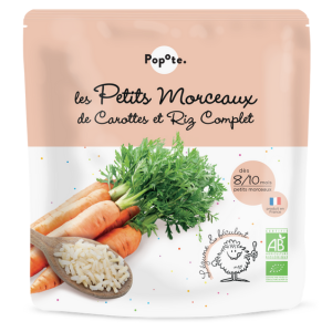 Popote Petits morceaux Carottes & Riz complet 190g - Pharmacie Agnès Praden à Alès