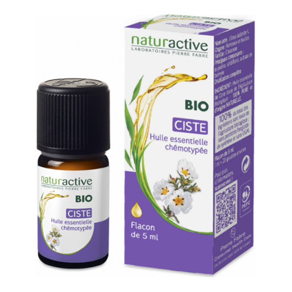 Naturactive ciste huile essentielle bio 5ml - Pharmacie Agnès Praden à Alès