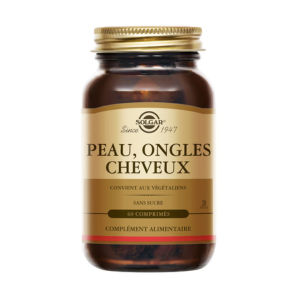 Solgar Peau, Ongles, Cheveux 60 comprimés - Pharmacie Agnès Praden à Alès