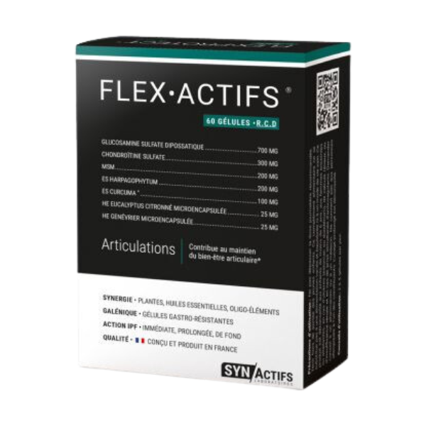 Aragan  Flexactifs 60 gélules - Pharmacie Agnès Praden à Alès