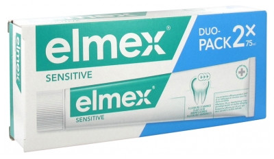Elmex sensitive dentifrice 2 x 75ml - Pharmacie Agnès Praden à Alès
