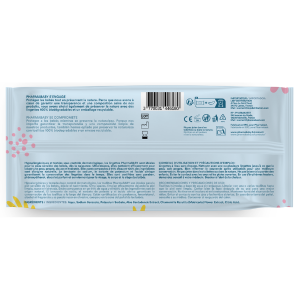 PharmaBaby Lingettes à l'Eau 60 lingettes - Pharmacie Agnès Praden à Alès