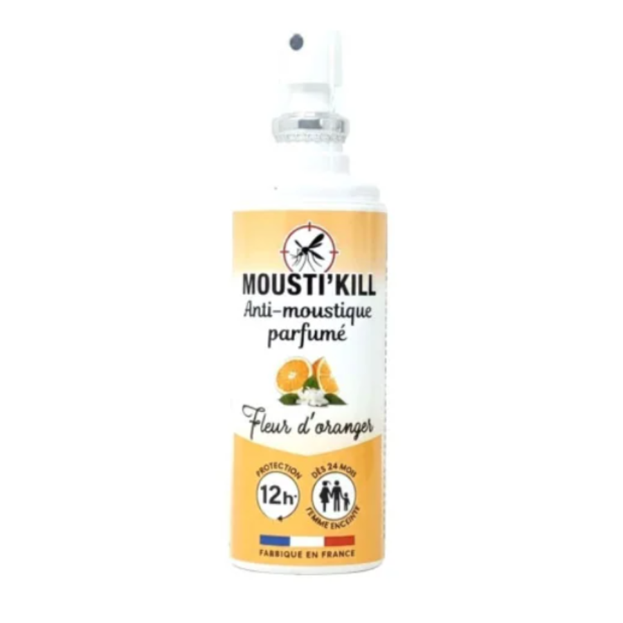 Mousti'Kill Spray Anti Moustiques Tropiques Fleur Oranger  - Pharmacie Agnès Praden à Alès