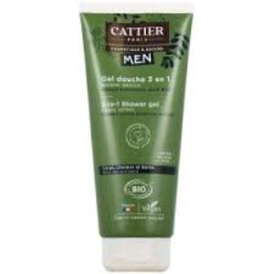 Cattier Men Gel Douche 3en1 Bio 200 ml - Pharmacie Agnès Praden à Alès