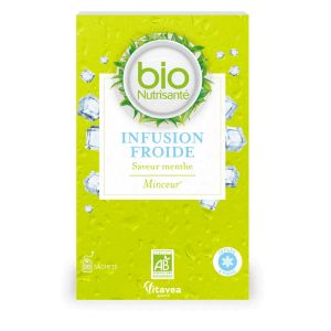 Vitavea Santé BioNutrisanté Infusion Froide Saveur Menthe Minceur 20 Sachets - Pharmacie Agnès Praden à Alès