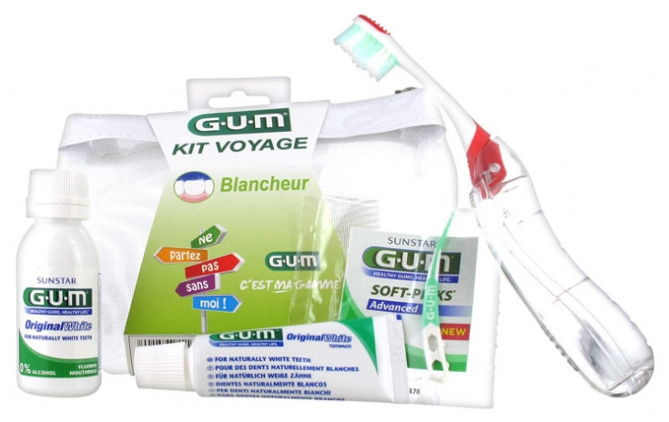 GUM KIT VOYAGE BLANCHEUR - Pharmacie Agnès Praden à Alès